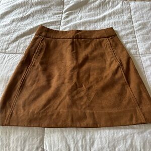 J. Crew A-Line Skirt in Rich Tan